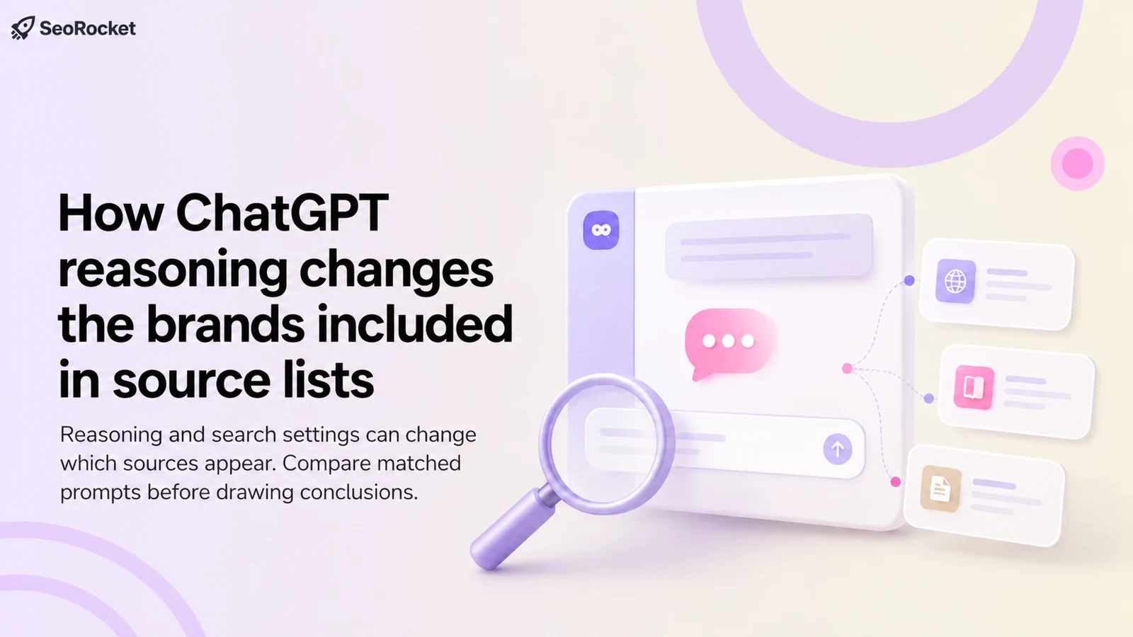 How ChatGPT reasoning changes the brands included in source lists