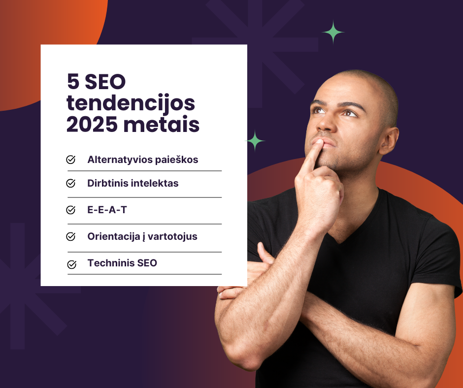 5 SEO tendencijos 2025 m