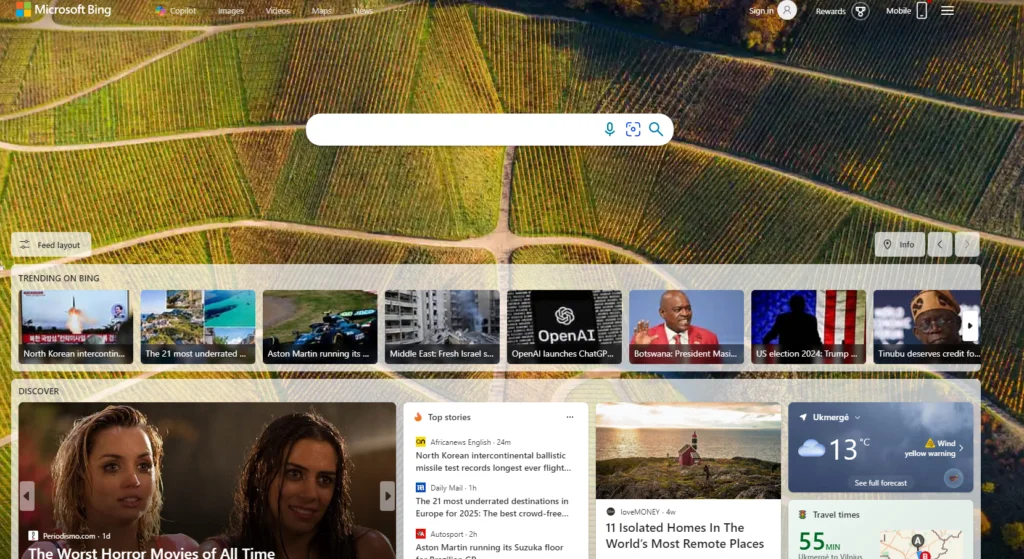 BING paieškos sistema