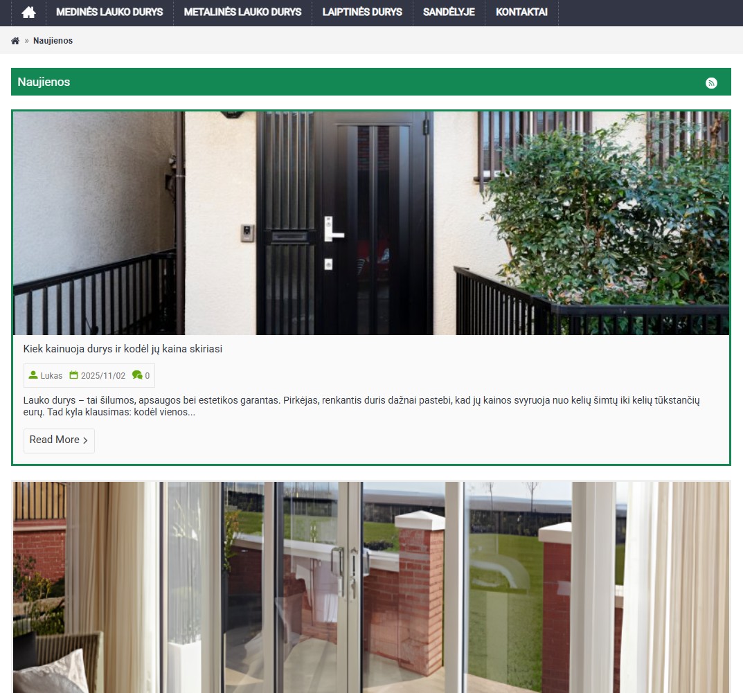 LaukoDurys.lt tinklaraščio įrašai