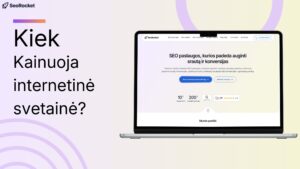 Internetinės svetainės kaina