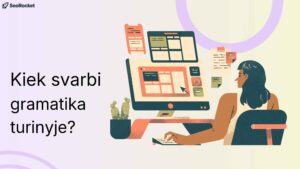 gramatikos svarba turinio rinkodaroje