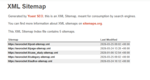 Sitemap XML naudojant Yoast SEO