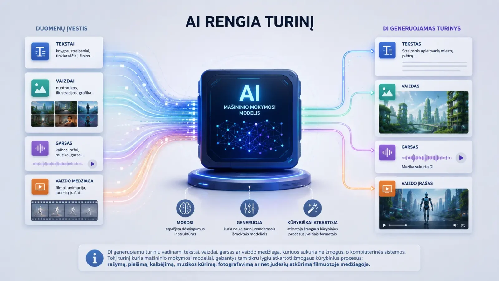 AI rengiamas turinys